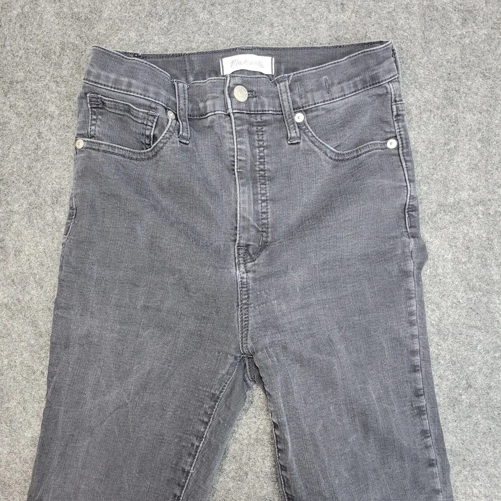Madewell Jeans Womens 26 Gray High Rise Skinny Distressed Hem Minimalist LOT - Picture 9 of 15
